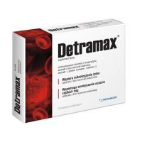 DETRAMAX 60 tabletek na żylaki, uczucie ciężkich nóg DATA WAŻNOŚCI 30.05.2024