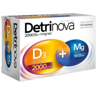 DETRINOVA 2000 D3 + Magnez 60 tabletek