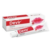 Devir 50 mg/g Krem, 10 g - leczenie nawrotowej opryszczki warg i twarzy