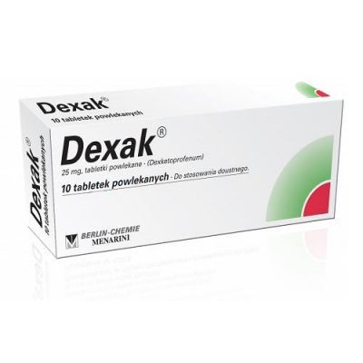 DEXAK 25 mg 10 tabletek