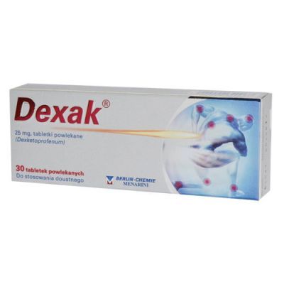 DEXAK 25 mg 30 tabletek