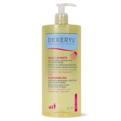 Dexeryl Łagodzący olejek do mycia, 1000 ml