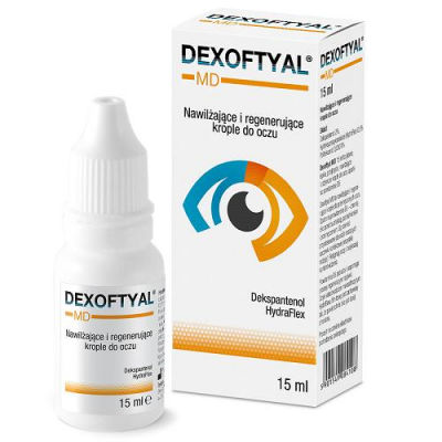 DEXOFTYAL MD regenerujące krople nawilżające do oczu 15 ml