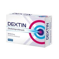 DEXTIN 25 mg 10 tabletek DATA WAŻNOŚCI 30.09.2024