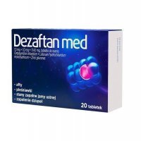 DEZAFTAN MED 20 tabletek do ssania