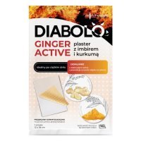 Diabolo Ginger Active Plaster z imbirem i kurkumą 12x18cm, 1 szt.