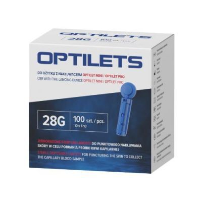 DIAGNOSIS Lancety Optilets 100 sztuk