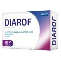 Diarof, probiotyk przy antybiotykoterapii 10kapsułek