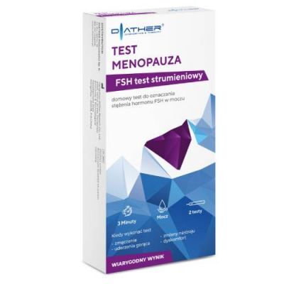 Diather Test Menopauza FSH test strumieniowy, 2 szt.