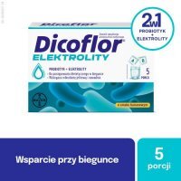 Dicoflor Elektrolity probiotyk + elektrolity smak bananowy, 5 porcji  KRÓTKA DATA 30.09.2026