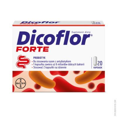 Dicoflor Forte probiotyk, 20 kaps.