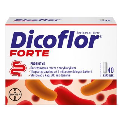 Dicoflor Forte probiotyk, 40 kaps.