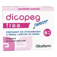 DICOPEG JUNIOR FREE proszek 14 saszetek po 5 g