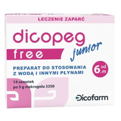 DICOPEG JUNIOR FREE proszek 14 saszetek po 5 g