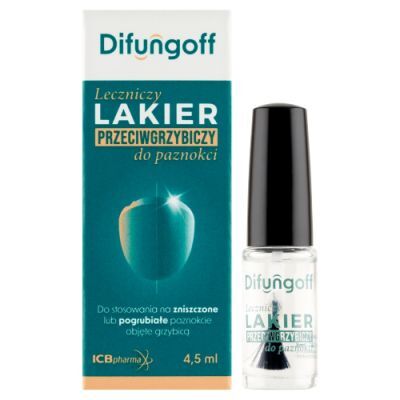 Difungoff leczniczy lakier przeciwgrzybiczy do paznokci 4,5ml