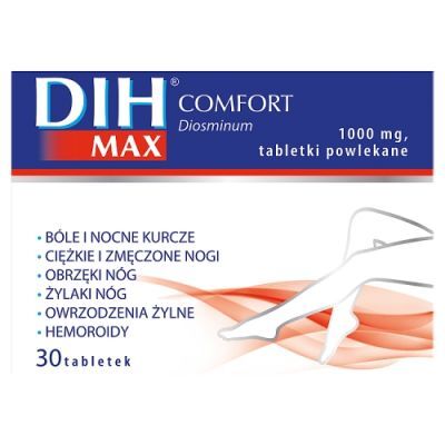 DIH MAX COMFORT 1000 mg, 30 tabletek