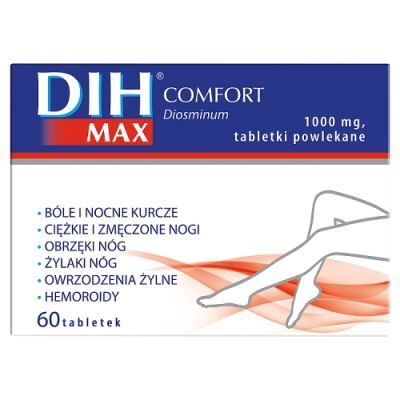 DIH MAX COMFORT 1000 mg, 60 tabletek
