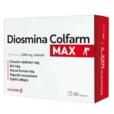 DIOSMINA COLFARM MAX 1 g 60 tabletek