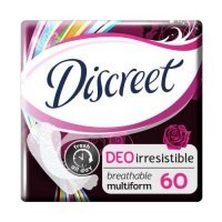 DISCREET DEO Irresistable Wkładki higieniczne, 60 sztuk