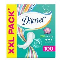 DISCREET DEO WATERLILY Wkładki higieniczne 100 sztuk