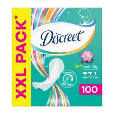 DISCREET DEO WATERLILY Wkładki higieniczne 100 sztuk