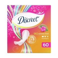 DISCREET Summer Fresh Wkładki higieniczne, 60 sztuk