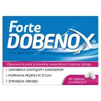 DOBENOX FORTE 500 mg 60 tabletek na żylaki na hemoroidy