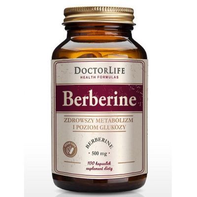 DOCTOR LIFE Berberine 500 mg 100 kapsułek
