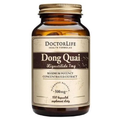 DOCTOR LIFE Dong Quai 500 mg, 100 kaps.