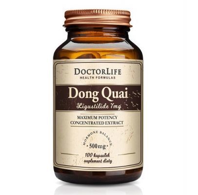 DOCTOR LIFE Dong Quai 500 mg 100 kapsułek