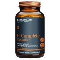 Doctor Life E-Complete SupraBio Witamina E tokoferole &amp; tokotrienole, 30 kaps.