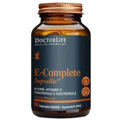 Doctor Life E-Complete SupraBio Witamina E tokoferole & tokotrienole, 30 kaps.