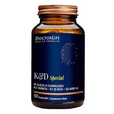 Doctor Life K & D Special w oleju z czarnuszki, 60 kapsułek