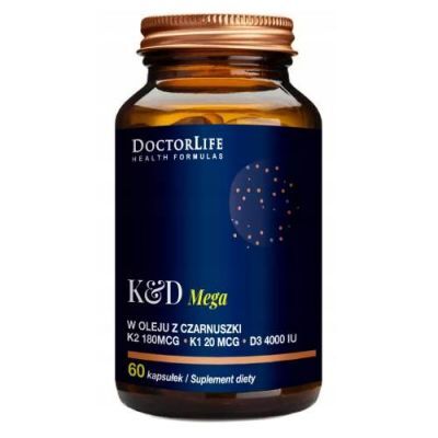 Doctor Life K2 & D3 Mega, 60 kaps.