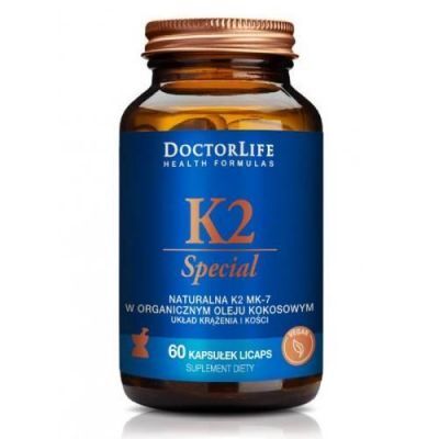 Doctor Life K2 Special 100mcg, 60 kapsułek KRÓTKA DATA 31.08.2026