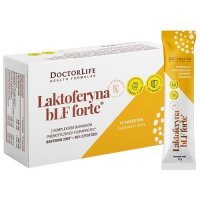 DOCTOR LIFE Laktoferyna bLF 100 mg + 4 Prebiotyki + Kolostrum 15 saszetek
