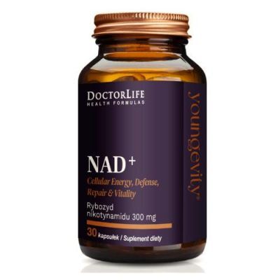 Doctor Life NAD+ Rybozyd nikotynamidu 300mg, 30kaps.