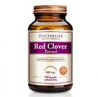 DOCTOR LIFE Red Clover Extract Czerwona koniczyna 500 mg 100 kapsułek