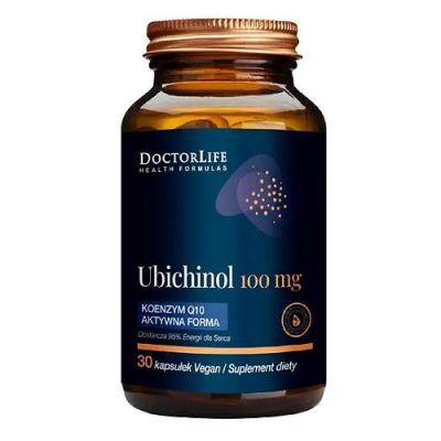 Doctor Life Ubichinol 100 mg Koenzym Q10 forma aktywna, 30 kapsułek