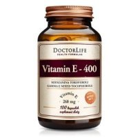 DOCTOR LIFE Vitamin E-400/250 mg 60 kapsułek