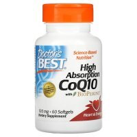 DOCTOR'S BEST High Absorption CoQ10 (Koenzym Q10) 100mg 60 kapsułek żelowych