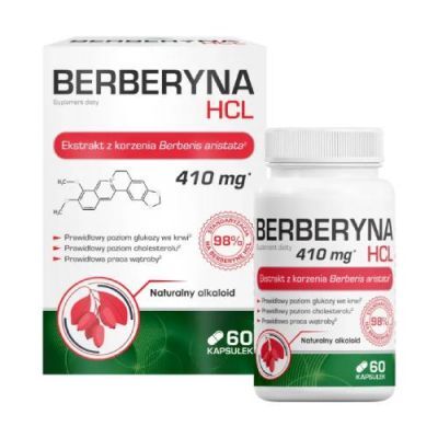Domowa Apteczka Berberyna HCL, 60 kaps.