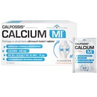 Domowa Apteczka Calpossis Calcium MI smak pomarańczowy, 14 sasz.