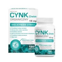 Domowa Apteczka Cynk organiczny 15 mg, 120 tabl.