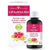 DOMOWA APTECZKA Ekstrakt Lipa &amp; Malina, 150ml KRÓTKA DATA 31.08.2026