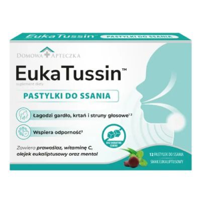 Domowa Apteczka EukaTussin, 12 pastylek do ssania