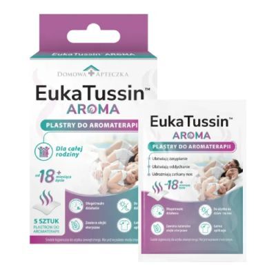 Domowa Apteczka Eukatussin Aroma Plastry do aromaterapii dla dzieci i dorosłych, 5 szt.