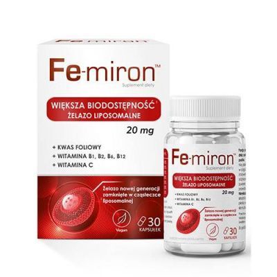 DOMOWA APTECZKA Fe-miron kapsułki twarde, 30 sztuk