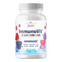 Domowa Apteczka ImmunoVit Żelki owocowe bez cukru dla dzieci 3+ smak owoce leśne, 60 szt.