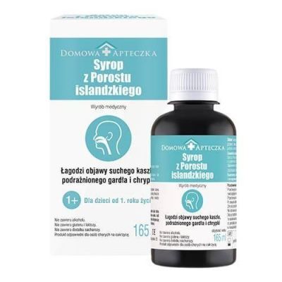 Domowa Apteczka Syrop z Porostu islandzkiego, 165 ml  KRÓTKA DATA  31.07.2026